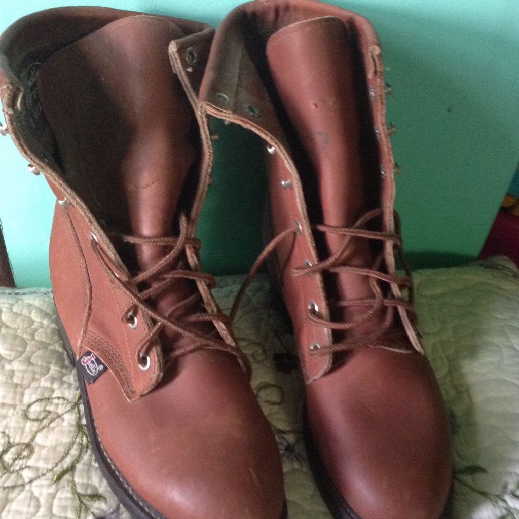 Women Justin Leather Boots